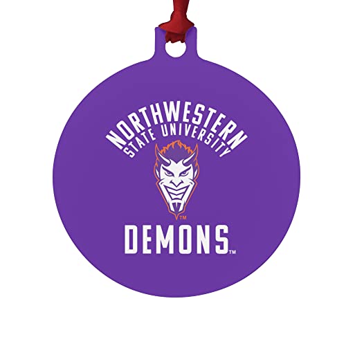 GRAPHICS & MORE Northwestern State University Demons Aluminum Holiday Christmas Tree Ornament - 3.0