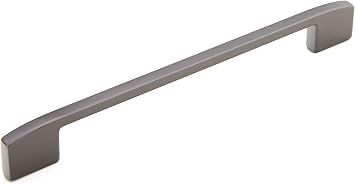 Schaub and Company 313 Sorrento 6-1/4 or 7-1/2 Inch Center to Center Handle Cabi, Black Chrome