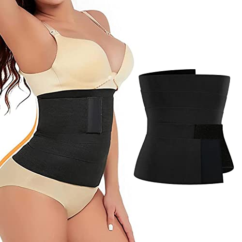 FEIVO Snatch Me Up Bandage Wrap Waist Trainer for Women, Quick Snatch Waist Wraps for Stomach, Waist Trimmer for Belly Wrap Black FEIVO Snatch Me Up Bandage Wrap Waist Trainer for Women, Quick Snatch Waist Wraps for Stomach, Waist Trimmer for Belly Wrap Black