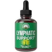 Peak Performance Lymphatic Drainage Drops. Sugar Free 7-in-1 Lymph Detox and Cleanse Support. Vegan Supplement with Echinacea, Red Clover Blossom, Burdock Root, Cleavers Herb, Licorice Root, and More