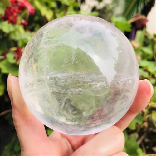 Gemstone stone esfera premium de cuarzo transparente de 9-10 cm 6