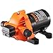 VEVOR 12-V-Membranpumpe, 13,25 L/min, 3-Kammer-DC-Wasserpumpe mit automatischem Druckschalter 40–100 PSI einstellbar, 50 PSI, 1/2 Zoll MNPT-Anschluss, für Wohnmobil, Yacht, Imbisswagen, Camper, Marine