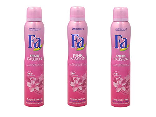 Fa Deodorant 6.75 Ounce Spray Pink Passion (Pack of 3)