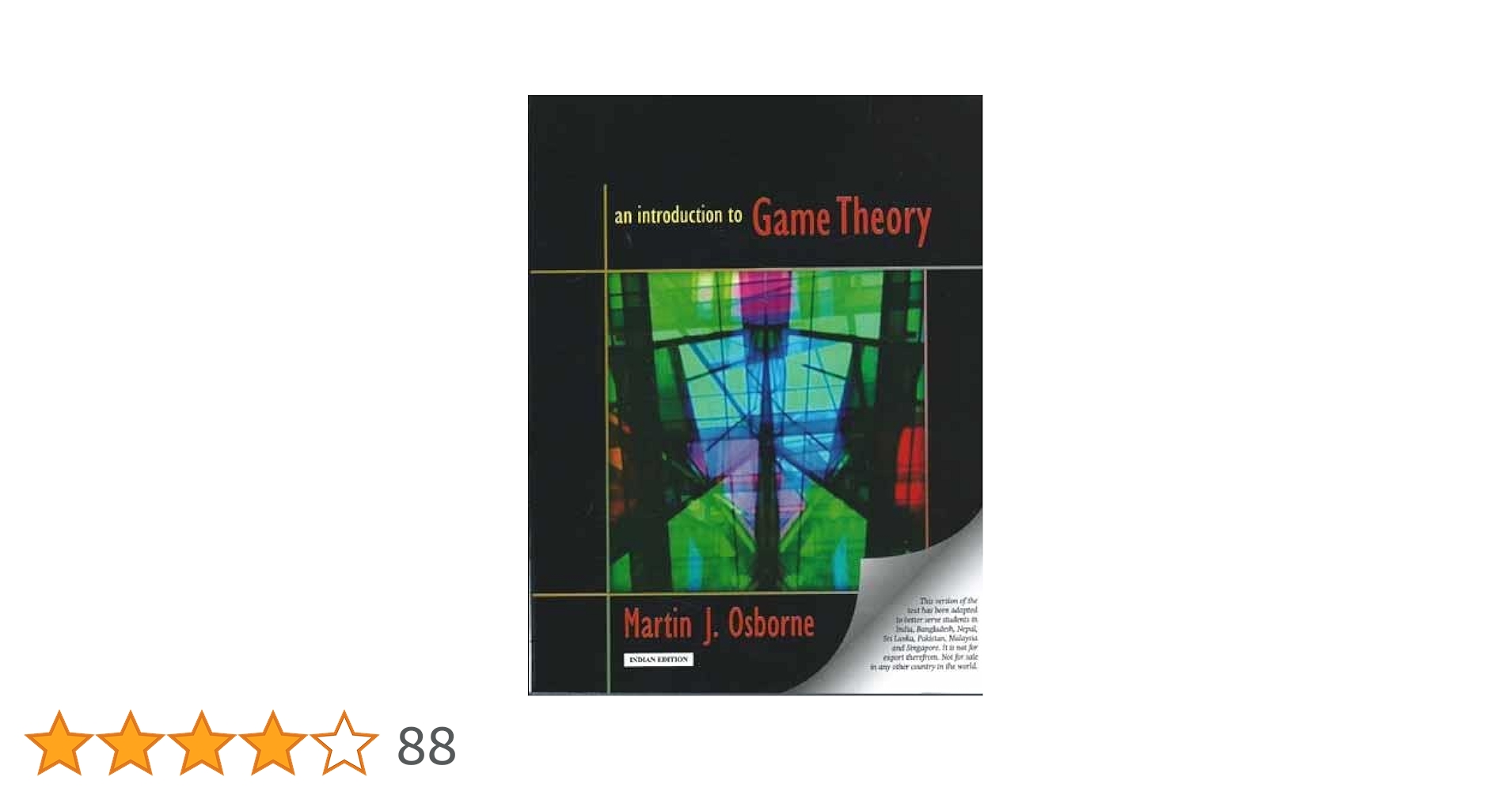 Amazon.co.jp: An Introduction to Game Theory : Martin J. Osborne