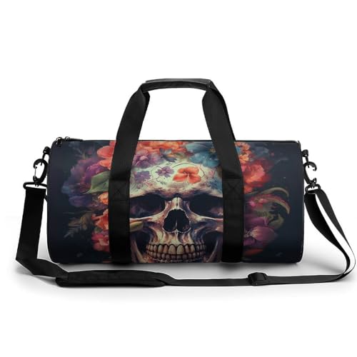 Sac de yoga et week-end blanc à motif floral pour vos escapades urbaines