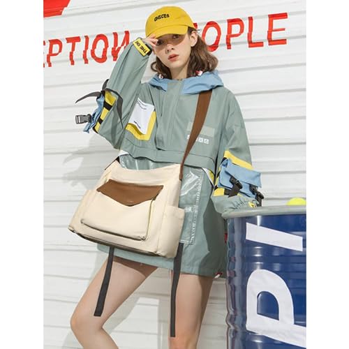 Cluci Canvas Messenger Bag Large Hobo Crossbody Bag Tote Bag For Women And Men Hippie Bag Side Bag Satchel Bags Shoulder Bags College Work Travel Casual thumb #1