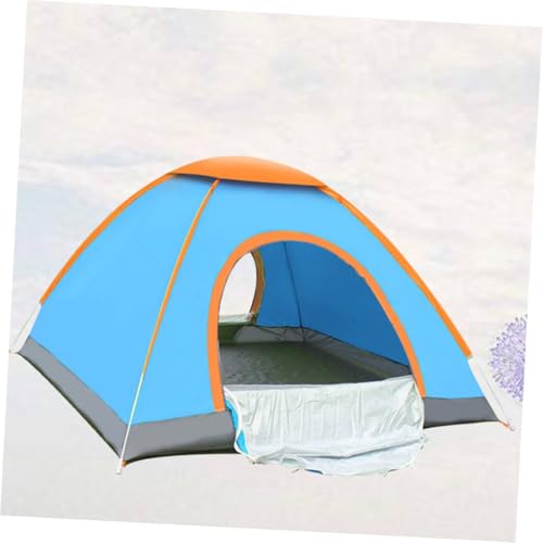 Carpa automática para 1 persona color azul ligero para playa miniatura 3