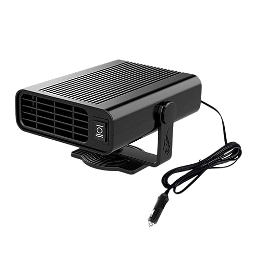 OUNONA 12v Car Defroster Heater Portable Car Warmer Auto Defogger Plastic Defroster for Vehicle Windshield