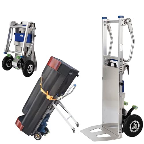 Carretilla eléctrica plegable para escaleras, carga máxima 485 lb miniatura 1