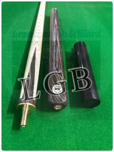 Image of LGB Snooker Master Classic Cue Stick with Extension and Leather Cue Case, Glove, Chalk Holder, Chalk, Tip