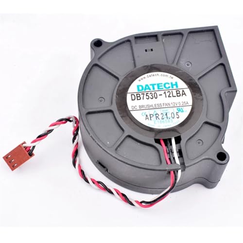 Ventilateur DB7530-12LBA à double roulement robuste pour matériel informatique