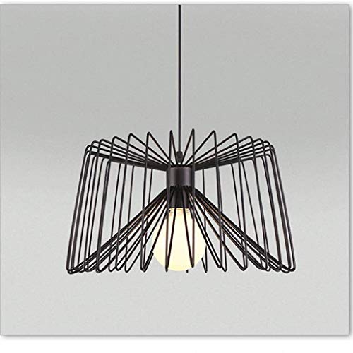 Suspension industrielle en acier noble et raccords de lampe rétro durables pour intérieur