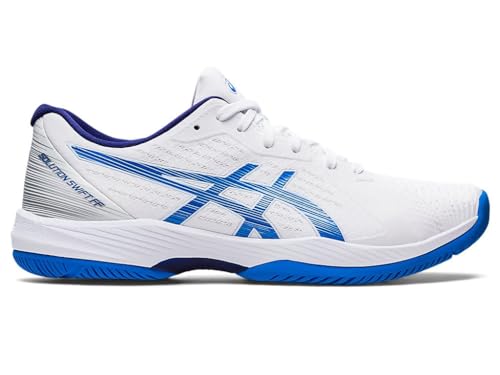 Image of ASICS 1041A298-104 Solution Swift FF Men White/Blue Expanse UK 6