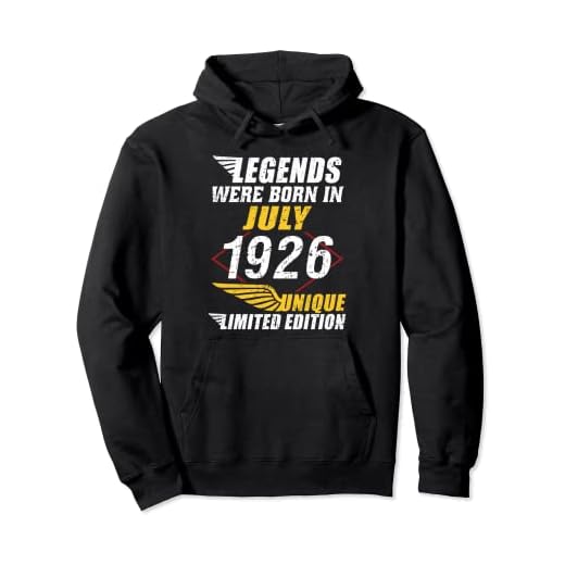 Cumpleaños Julio 1926 Edición Limitada Regalo Legend July Sudadera con Capucha