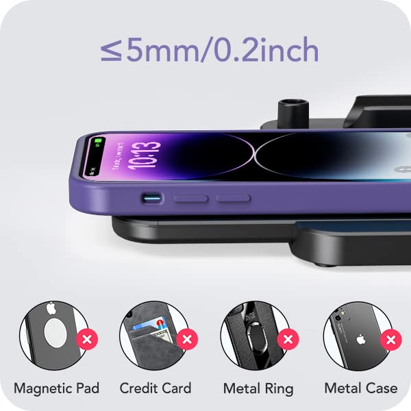 4 in 1 Wireless Charger, Apple Watch & AirPods & Pencil Charging Dock Station, Nightstand Mode for iWatch Series 8/7/6/5/4/3/2, Fast Charging for iPhone 14/13/12/11 Pro Max/XR/XS Max/Xs/X