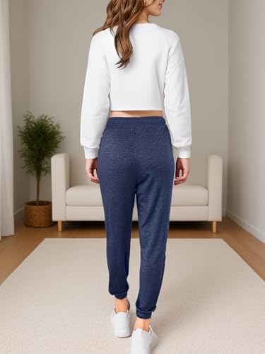 Women Baggy Sweatpants with Pockets Lounge Womens Pajama Pants Female Trouser
