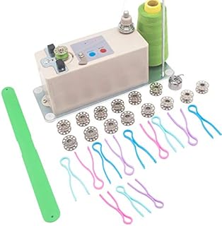 LAMXD Bobbin Winder, Portable Automatic Bobbin Winder, Bobbin Class15 L M Size for Sewing Juki Brother Singer Long-Arm Quilting Embroidery Machine