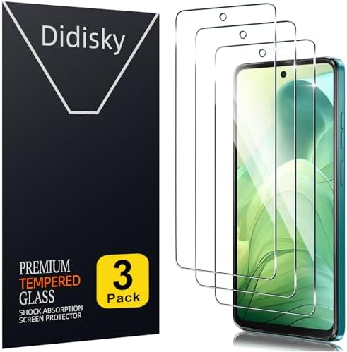 Anoowkoa 2 Pezzi Pellicola Protettiva per Motoroal Moto E14/Moto G24/Moto G04/G24 Power Vetro Temperato Pellicola Schermo Intero Trasparente Compatibile con Moto G24