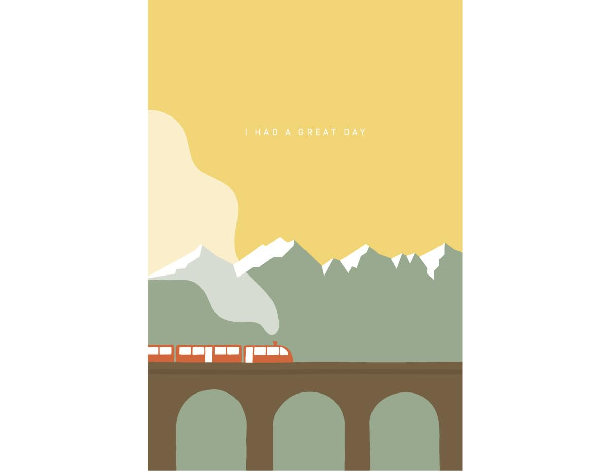 Dailylike Travel Illustration Card 10 x 15 cm, 10x15cm