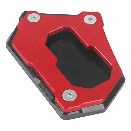 Worldmotop Motorcycle Extension Kickstand Pad Enlarger Side Stand Plate Compatible with BMW R1200GS LC 2013-2020 R1200 GS LC ADV 2014-2020 Rallye 2016-2020 R1250GS 2019 R1250 GS (Red)