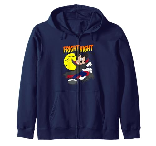 Mickey Fright Night sweat Halloween Disney zippé à capuche noir automne