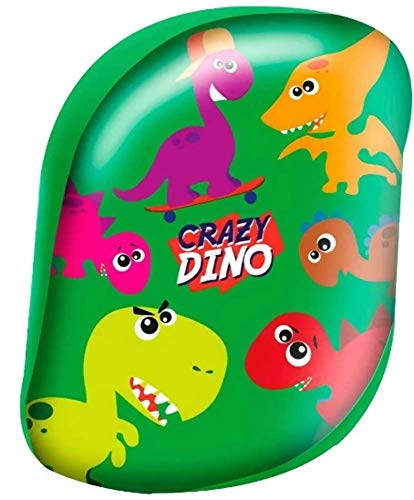 Kid Licensing Cepillo De Pelo Sin Mango Caja Acetato Crazy Dino 70 Gr, Multicolor Cover