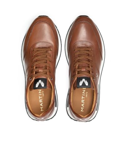 MARTINELLI Hanbury Baskets Homme | Cuir | Lacets | Marron – vue 6