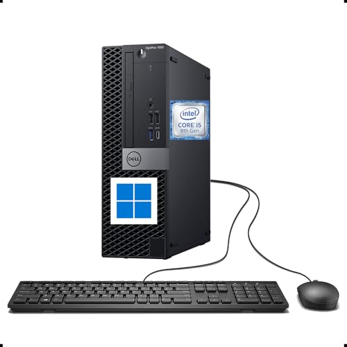 【Display】This Dell OptiPlex 7060 SFF Desktop Computer PC includes USB Keyboard & Mouse, USB WiFi adapter. It could support 4K (3840x2160) Dual display, makes it easy to connect two monitors at the same time, and you can expand working Windows, mirror content, or expand a single window across multiple monitors.