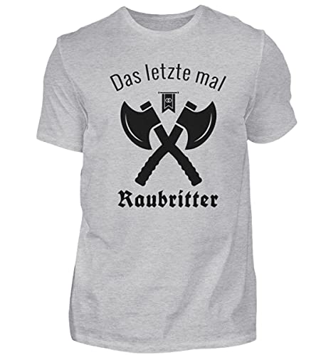 T-shirt homme imprimé Raubritter gris XXL idéal pour vos sorties décontractées
