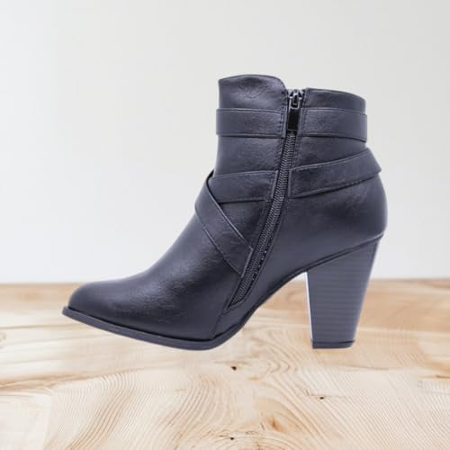 Forever - Women's 3 Buckle Bootie4