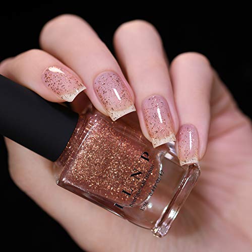 Image of ILNP Compass - Metallic Copper Flakie Topper Nail Polish