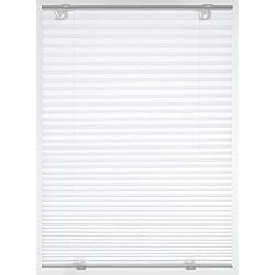 Cristales Con Persianas GARDINIA Estor plisado Solo para claraboyas sin taladrar, Con ventosas, Estor plisado opaca, Incl. todas las piezas de montaje, Blanco, 36,3 x 60 cm