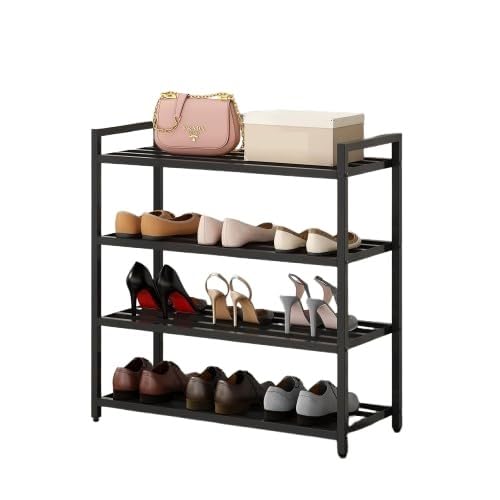 MILAD 4 Tier Shoe Rack Metal Chappal Stand | Sneakers Slippers Shelf | Footwear Stands | Bookshelf | Storage Organizer | Kitchen Storage Organiser- 70x25x71cm-image-13