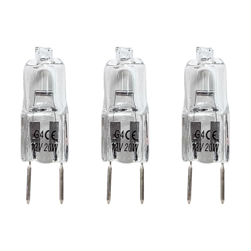 Comparison: Best 12V Oven 9 3Pcs 20W 12V G4 Halogen Bulbs Light Compatible with Dacor Ovens - Replacement for Range/Wall Oven (Model 106660)
