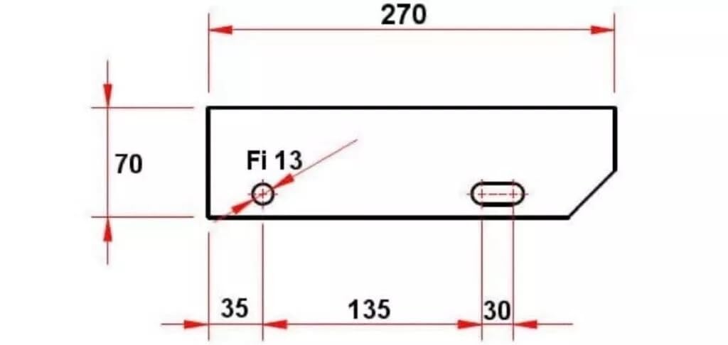 F & R Metalowy stopień 600 x 270 mm RAL 9005 czarny – kratka schodowa ze stali malowanej proszkowo – antypoślizgowy, odporny na warunki atmosferyczne, idealny do schodów zewnętrznych