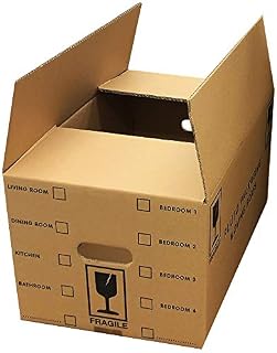 15 x Strong 47cm x 31.5cm x 25cm 44 litres Packing Shipping House Moving Cardboard Boxes