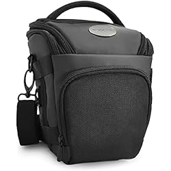 Funda Para Canon Baxxtar Pro Novo SLR - Funda para cámara SLR Colt (Correa para el Hombro, túnel de cinturón), Compatible con Canon EOS RP R7 R8 R10 R50 250D 2000D 4000D - Nikon Z-50 D5600 - Sony Alpha 7