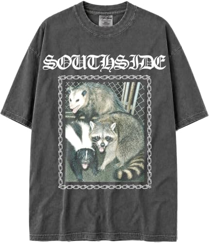 Skunk Possum Raccoon Shaka Wear Oversized Tshirt Max-Heavyweight 7.5oz Cotton