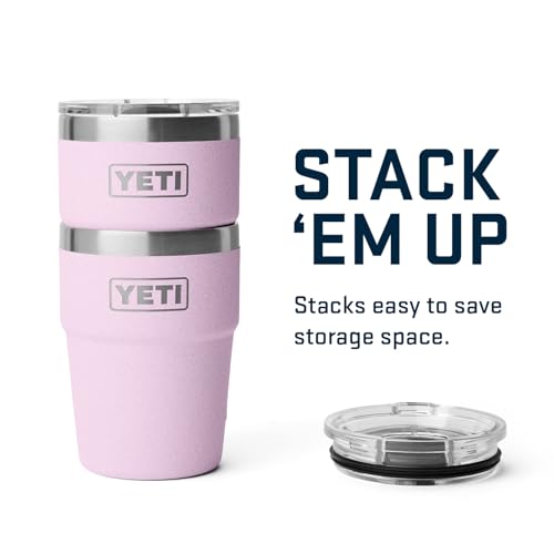 Image of YETI Rambler 16 oz Stackable Tumbler, Vacuum Insulated, Stainless Steel with MagSlider Lid | Stackable