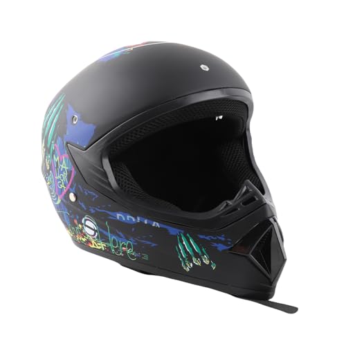 Casque motocross leger et confortable pack tout terrain avec accessoires
