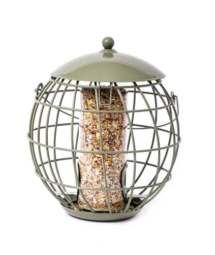 Round Metal Squirrel-Proof Seed Bird Feeder