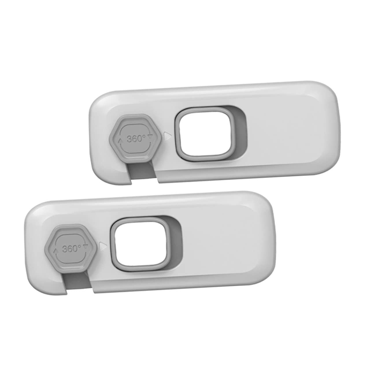 ibasenice 2pcs Open The Door Lock Oven Baby Proofing Cabinet Locks Baby Safety Locks Baby Cabinet Lock Mini Fridge Lock Child Safety Locks Cupboard Safety Locks Anti Pinch Locks Window Lock