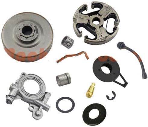shanze New Clutch Drum Spring Barrel Oil Pump Compatible with Husqvarna 362 365 371 372 372XP