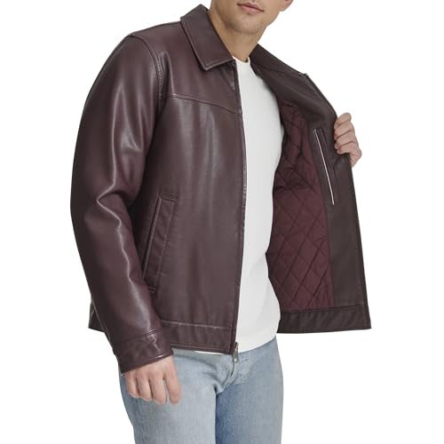 Image of Tommy Hilfiger Men's Tommy Hilfiger Men's Classic Faux Leather Jacket