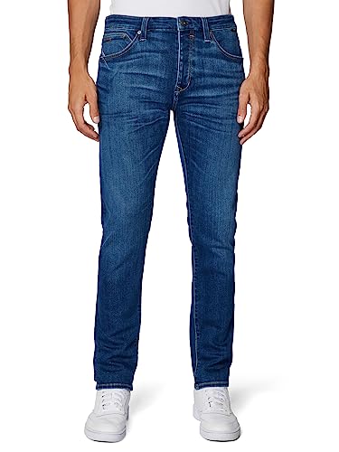 Jeans Mavi Yves bleu conçu pour les hommes grands cherchant confort et aisance 36W x 34L