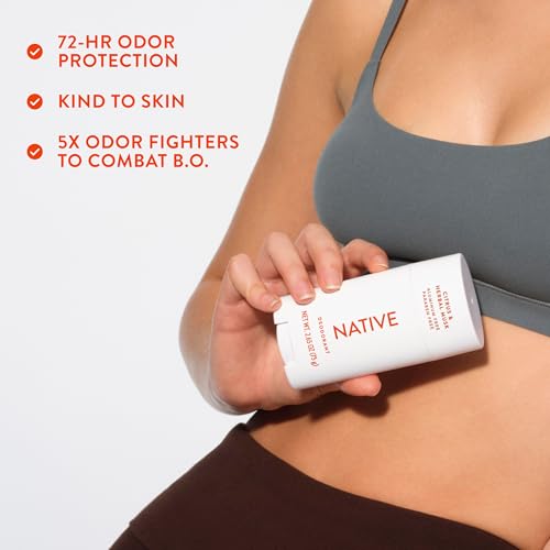 Native Deodorant Contains Naturally Derived Ingredients, 72 Hour Odor Control, Deodorant for Women and Men, Aluminum Free, Citrus & Herbal Musk 2.65oz - image 7