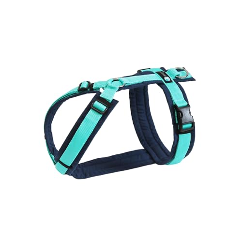Anny-X Brustgeschirr Fun | Farbe Ozean | Verstellbares Hundegeschirr in Größe M (Brustumfang 62-74 cm) (Ozean, M)