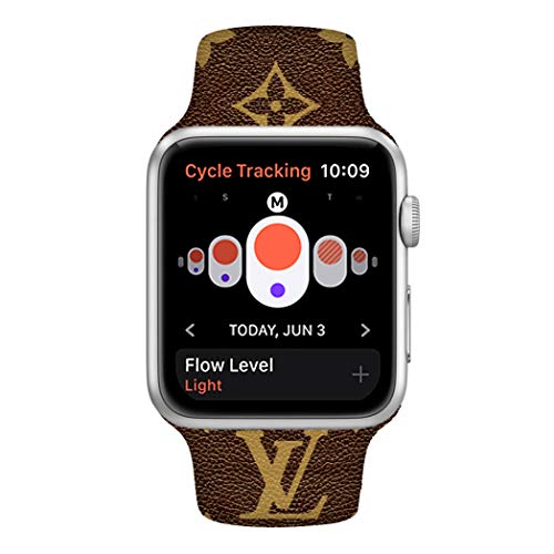 Luxury Watch Band Compatible with Apple Watch,Apple Watch Bands for Women All Series 38mm 40mm 42mm 44mm Design Hypebeast Graphics Strap (brown, 42mm) - Thumbnail 4