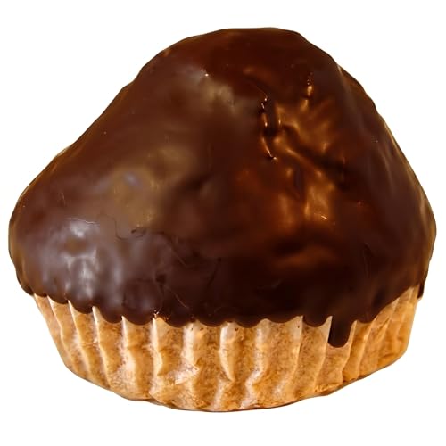 Magdalenas de Chocolate XL Artesanas 21 Unidades 2kg | Bollería Artesanal Esponjosa y Tierna | Caja Sellada para Desayunos, Meriendas y Celebraciones | Repostería Tradicional sin Conservantes