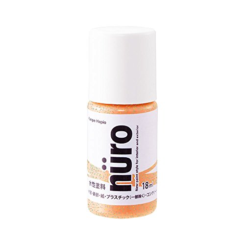 カンペハピオ 水性工作用多用途塗料 ヌーロ ラメオレンジクリスタル 18ML